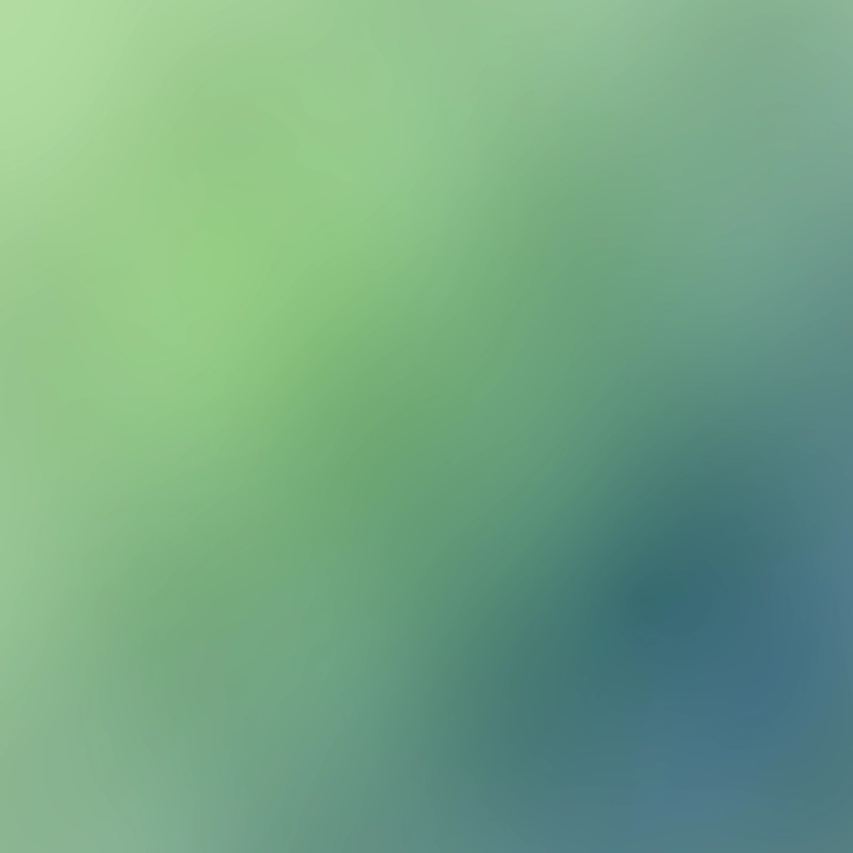 Abstract square gradient in grass green for static asset guidance