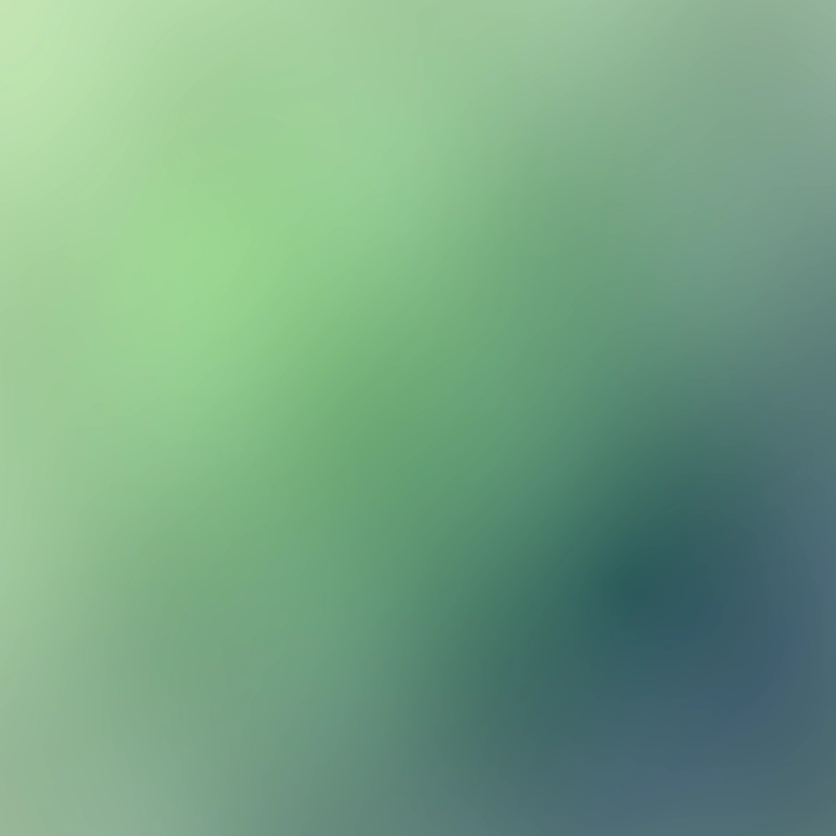 Abstract square gradient in grass green for editorial workflow guide
