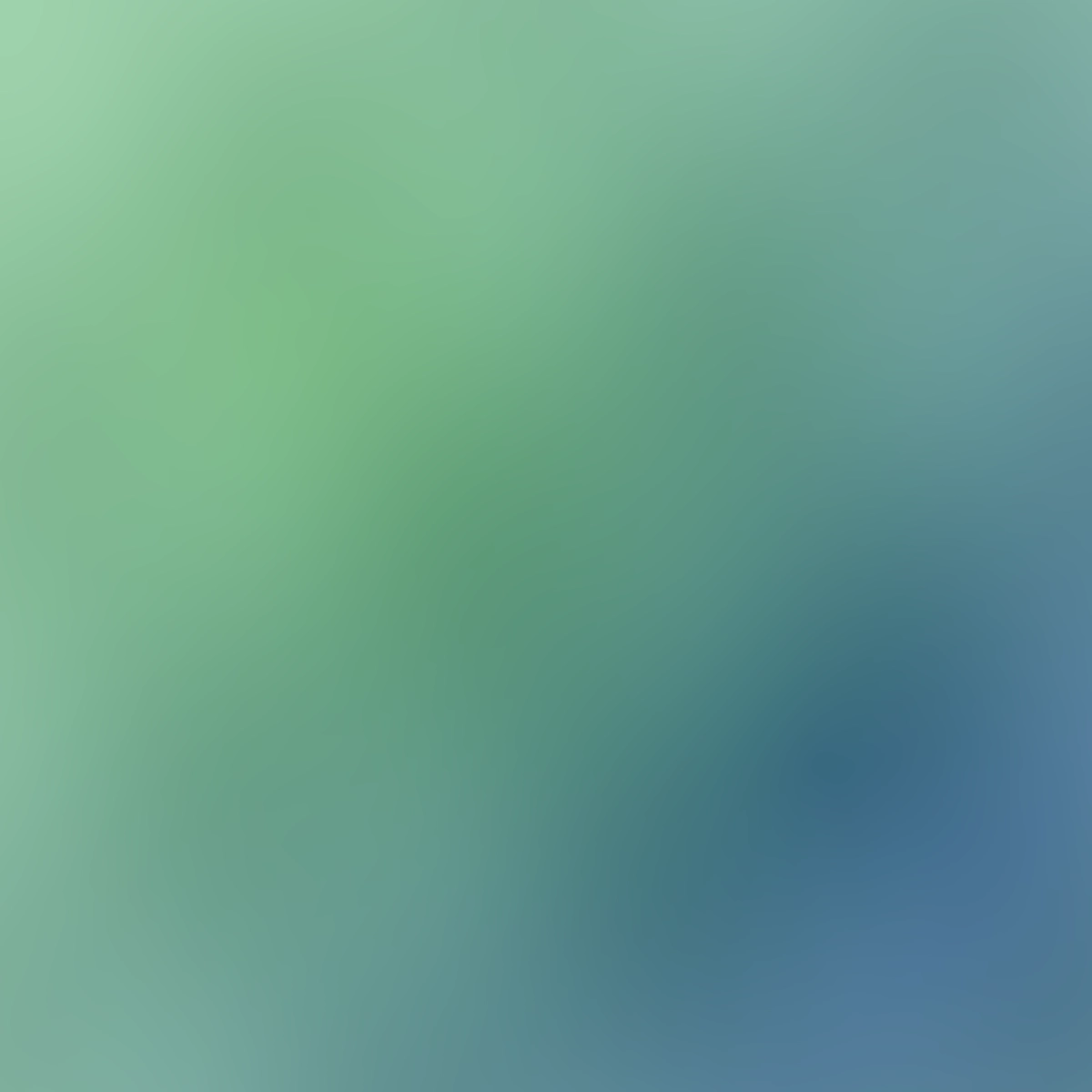 Abstract square gradient in grass green for local versus CDN comparison